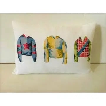 Jockey Lumbar Linen Pillow