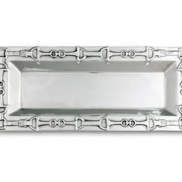 Equestrian oblong tray
