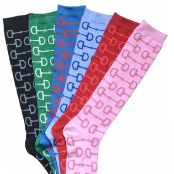 Snaffle Bits Knee Socks